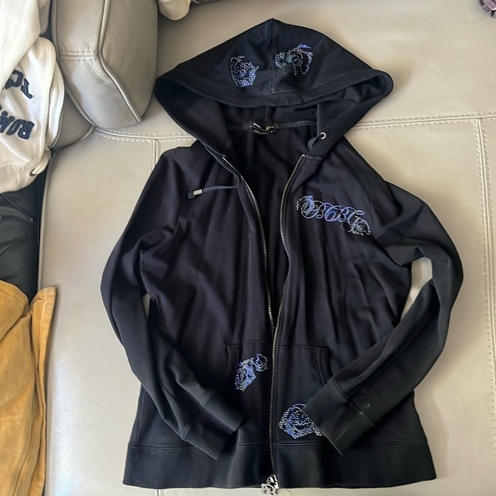 Rhinestone Studed BCBG hoodie